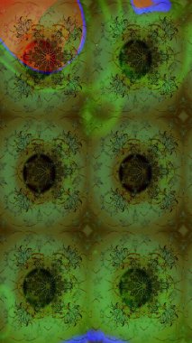 Raster Hip kumaş deseni. Eskiz Vintage Çiçek Deseni.