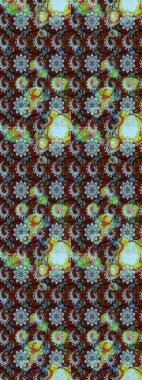 Renkli Bahar Teması eskiz kalıbı. Düz Çiçek Elementleri Tasarımı. Tarafsız ve kırmızı renklerde çiçekler. Sevimli çiçek raster deseni.