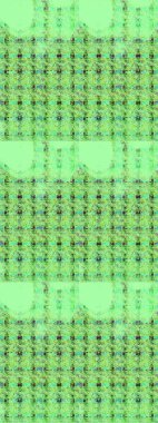 Çiçeksel elementlerle süslenmiş zarif raster dokusu. Küçük çiçekte hoş bir çiçek deseni var. Parlak çiçekli yeşil renkler üzerine soyut çizim deseni.