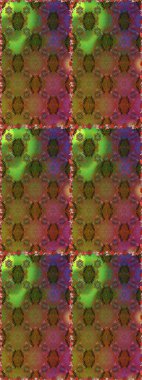 Raster çiçek izi. Raster Yumuşak kumaş deseni. Çiçeksel kahverengi ve yeşil pürüzsüz desen. Klasik taslak çizimi.