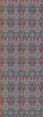 Süslü kumaş deseni. Raster deseni. Çiçekli, suluboya desenli kusursuz çiçek deseni.