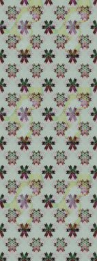 El çizimi, soyut ve süslü elementler. Yaz çiçekleri teması. Suluboya resim taklit Raster çizimi. Klasik çiçekler. Gri renkler.