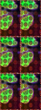 Dekorasyon ve tasarım için güzel bir desen. Eski model. Raster illüstrasyonu. Suluboya kusursuz desen. Moda baskısı. Çiçeğin suluboya çizimlerinin zarif deseni.