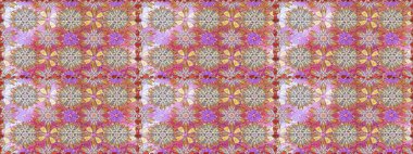 Raster suluboya çiçek deseni, narin çiçekler, nötr ve pembe çiçekler, tebrik kartı şablonu. Raster Güzel kumaş deseni.