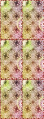 Çiçekli, suluboya desenli kusursuz çiçek deseni. Süslü kumaş deseni. Raster deseni.