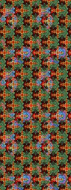 Vadinin renkleri. Raster çiçek desenleri çiziyor..