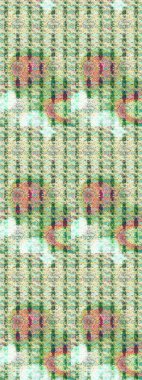 Klasik çiçek tasarımı elementleri. Tarafsız kıvırcık çiçekler tarafsız renklerde şekillenir. Raster illüstrasyonu.