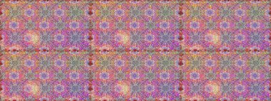 Tarafsız ve pembe renklerde. Çiçek. Kusursuz dekoratif arka plan, çiçek mandala. Raster illüstrasyonu.