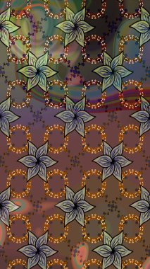 Kahverengi renkli çiçekler. Nazik, sevimli çiçek arkaplanı. Raster çiçek desenli ve çiçekli..