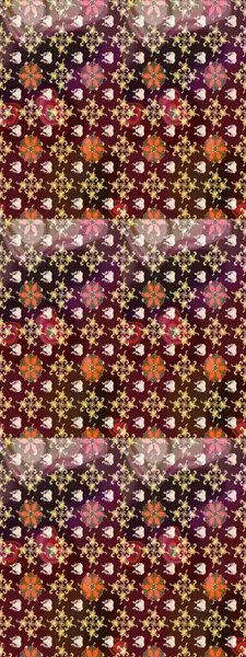 Çiçek tasarımı için inanılmaz bir kolaj cenneti tarzı. Parlak çiçekli kolaj çiçekleri kahverengi. Çiçekli zambaklar eskiz arka planı.