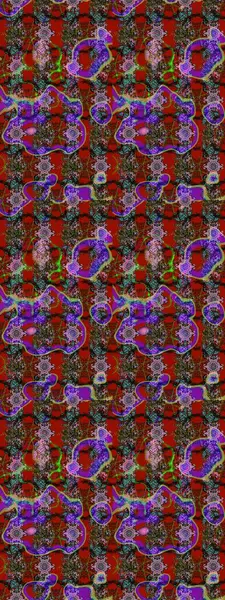 Klasik çiçek tasarımı elementleri. Raster illüstrasyonu. Kırmızı kıvırcık çiçekler kırmızı renkte şekillenir.