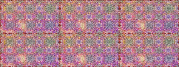 Tarafsız ve pembe renklerde. Çiçek. Kusursuz dekoratif arka plan, çiçek mandala. Raster illüstrasyonu.