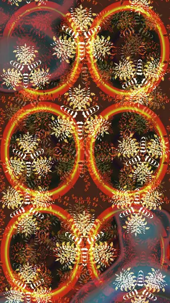 Kahverengi renklerde bahar çiçekleri. Raster illüstrasyonu. Yaprak ve çiçeklerin suluboya resmi, kahverengi renklerdeki çizim deseni.