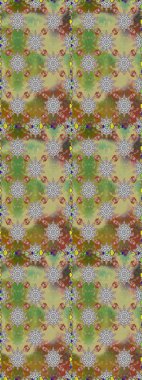 Suluboya kusursuz desen. Çiçek izi. Suluboya tarzında tarafsız ve gri renkte çiçekler.