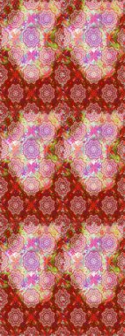 Tekstil, duvar kâğıdı, kapaklar, yüzey, baskı, hediye paketi, hatıra defteri, dekupaj. Özgürlük stili Millefleur 'lar. Küçük yabani çiçeklerdeki kusursuz halk desenleri. Taşralı şıklığı.