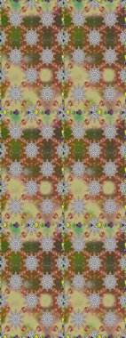 Parlak bir arka plan sorunsuz desen çiçek fantezi tasarım. Düz Çiçek Elemanları Tasarım. Renkli Bahar Teması kesintisiz desen Arka Plan.