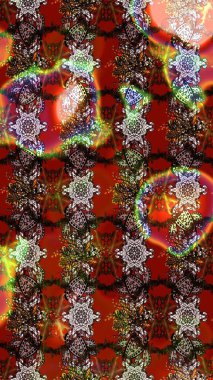 Raster illüstrasyonu. Zentangle soyut çiçekleri. Düz Çiçek Elementleri Tasarımı. Güzel kumaş deseni. Karalama çiçeği. Renkli Bahar Teması çizim şablonu.