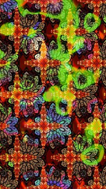 Tekstil veya kitap kapakları, imalat, duvar kağıtları, baskı, hediye paketi ve yapıştırma kitabı için çiçek eskizi geçmişi. Küçük çaplı çiçeklerdeki basit şirin desenler. Raster illüstrasyonu.