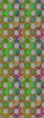 Sabıka fotoğraflarında, bebek kıyafetlerinde, duvar kâğıtlarında, paket kutularında falan kullanılabilir. Zarif, parlak ve kusursuz yeşil çiçek deseni tasarımı.