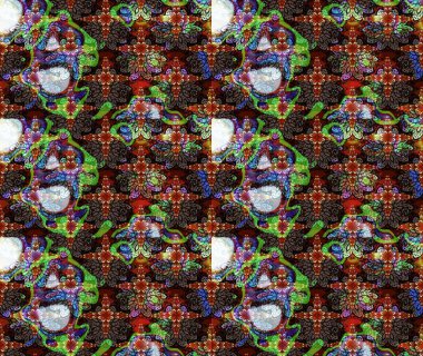 Güzel çiçek deseni. Kahverengi renkli çiçekler. Düz Çiçek Elementleri Tasarımı. Renkli Bahar Teması çizim şablonu.