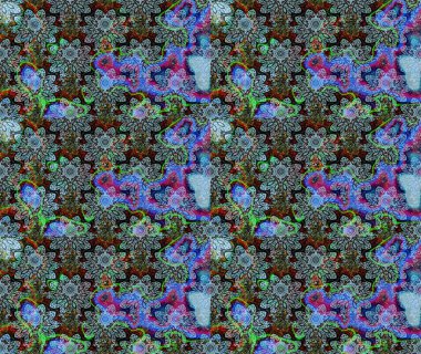 Elle çizilmiş sonbahar çiçeği deseni. Doodle tarzı. Tekstil ve kapak tasarımı için mükemmel. Renkli mavi çizim kalıbı. Mavi renkte çiçekler.