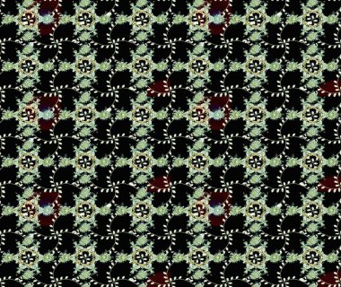 Güzel çiçek deseni. Renkli Bahar Teması eskiz kalıbı. Siyah renkli çiçekler. Düz Çiçek Elementleri Tasarımı.