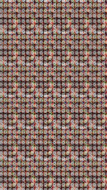 Sevimli çiçek raster deseni. Düz Çiçek Elementleri Tasarımı. Renkli Yaz Temalı eskiz kalıbı. Gri renkli çiçekler.