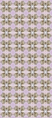 Kusursuz ortaçağ çiçek deseni. Doğum günü kartı, davetiye ya da afiş için iyidir. Tarafsız, gri ve bej renklerde altın. Dekoratif simetri arabesk. Raster illüstrasyonu.