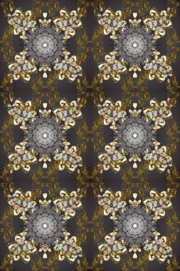 Kusursuz altın desen. Altın elementli, hoş renklerde altın desen. Doğulu süsü.