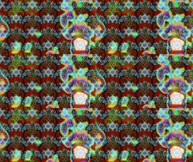 Kumaş, duvar kağıdı ve kağıt üzerine baskı yapmak için gelişen arka plan. Eski usul küçük çiçekli şirin bir eskiz deseni. Raster illüstrasyonu. Moda arka planında parlak buketler.