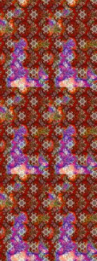 Raster illüstrasyonu. Robot resim. Küçük çiçekte sevimli çiçek deseni var..