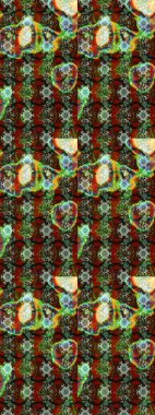 Raster illüstrasyonu. Tekstil veya kitap kapakları, imalat, duvar kağıtları, baskı, hediye paketi ve yapıştırma kitabı için çiçek eskizi geçmişi. Küçük ölçekli çiçeklerdeki basit sevimli desen.