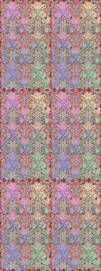 Küçük çiçekteki sevimli çiçek deseni. Raster illüstrasyonu. Raster deseni. Tarafsız ve gri renklerde yaz çiçekleri.