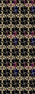 Anti-stres için soyut örnek sayfası. Raster illüstrasyonu. Siyah renklerde.