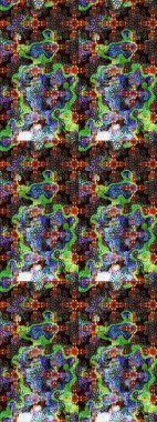 Hoş bir çiçek geçmişi var. Küçük bir çiçekte eskiz deseni. Raster illüstrasyonu. Güzel kumaş deseni.