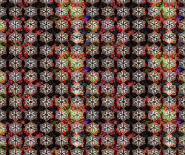 Raster Henna dövme stili. Tekstil, tebrik kartı, boyama kitabı, telefon kılıfı baskısı için kullanılabilir. Etnik Mandala süsü. Hint çiçekli desenli şal desenli..