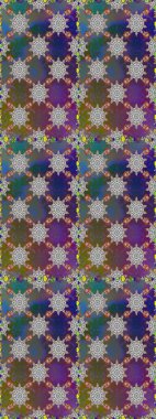 Küçük çiçekteki sevimli çiçek deseni. Güzel kumaş deseni. Raster illüstrasyonu. Güzel karalama çiçekleri olan kusursuz çiçek deseni..