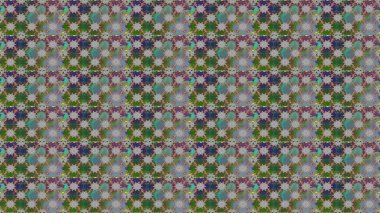 Yeşil ve gri renkli Asya tekstili. Raster illüstrasyonu. Çiçeklerle suluboya desenleri.