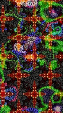 Raster. Siyah ve gri renkte güzel çiçekleri olan eskiz deseni, suluboya çiçek deseni, duvar kağıdı, kart veya kumaş için fayanslı..