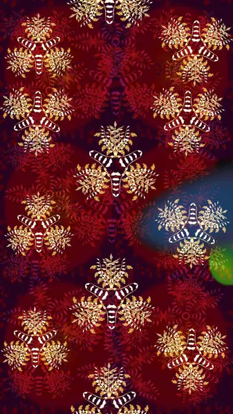 Modern çiçek arkaplanı. Halk tarzı. Parlak renkli çiçekli ve kırmızı yapraklı harika bir çiçek deseni. Moda baskıları için zarif bir şablon.