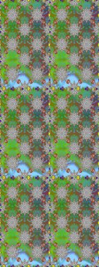 Küçük renkli çiçekler. Motley illüstrasyonu. Çiçekli bahar çiçekleri. Küçük çiçekte güzel bir desen. Kusursuz. Moda baskıları için zarif bir şablon.