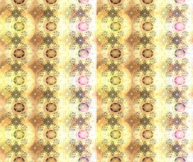 Vadinin bej renkli çiçekleri. Çiçeksel çizim kalıbının çizimi.