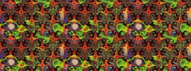 Raster düz çiçek çizim deseni. Siyah ve kahverengi renkte çiçekler. Tasarım hediye paketi, tebrik kartları, posterler ve afiş tasarımı.