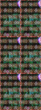 Çiçek desenli raster, gri ve kahverengi çizgi grafik desenli soyut raster arkaplan. Modern stil dokusu.