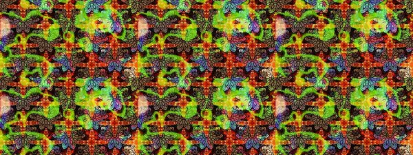 Çok yeşil ve siyah zarif küçük çiçekler ve yeşil ve siyah renkli komik böcekler, raster desen, illüstrasyon.