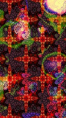 Renkli Bahar Teması eskiz kalıbı. Çiçekli eskiz arkaplanı. Çocuk stili. Düz Çiçek Elementleri Tasarımı.