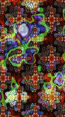 Elle boyanmış suluboya resim çizimleri, çiçekler ve bitkiler. Kahverengi ve siyah renkte çiçekler.