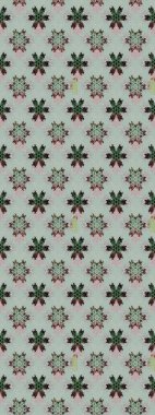 Sabıka fotoğraflarında, bebek kıyafetlerinde, duvar kâğıtlarında, paket kutularında falan kullanılabilir. Zarif, parlak ve eskiz gri çiçek desenli.