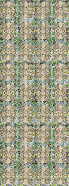 El yapımı dekoratif çerçeve, albüm kapağı, tebrik kartı, klasik Art deco tarzı. Raster soyut çiçek çelengi altın karalama fantezi yaprakları ve tarafsız renklerde çiçek.