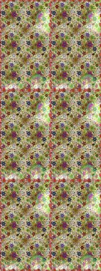 Düz Çiçek Elementleri Tasarımı. Raster illüstrasyonunda kusursuz çiçek deseni. Tarafsız ve bej renkli çiçekler. Renkli Yaz Temalı Kusursuz Arkaplan.